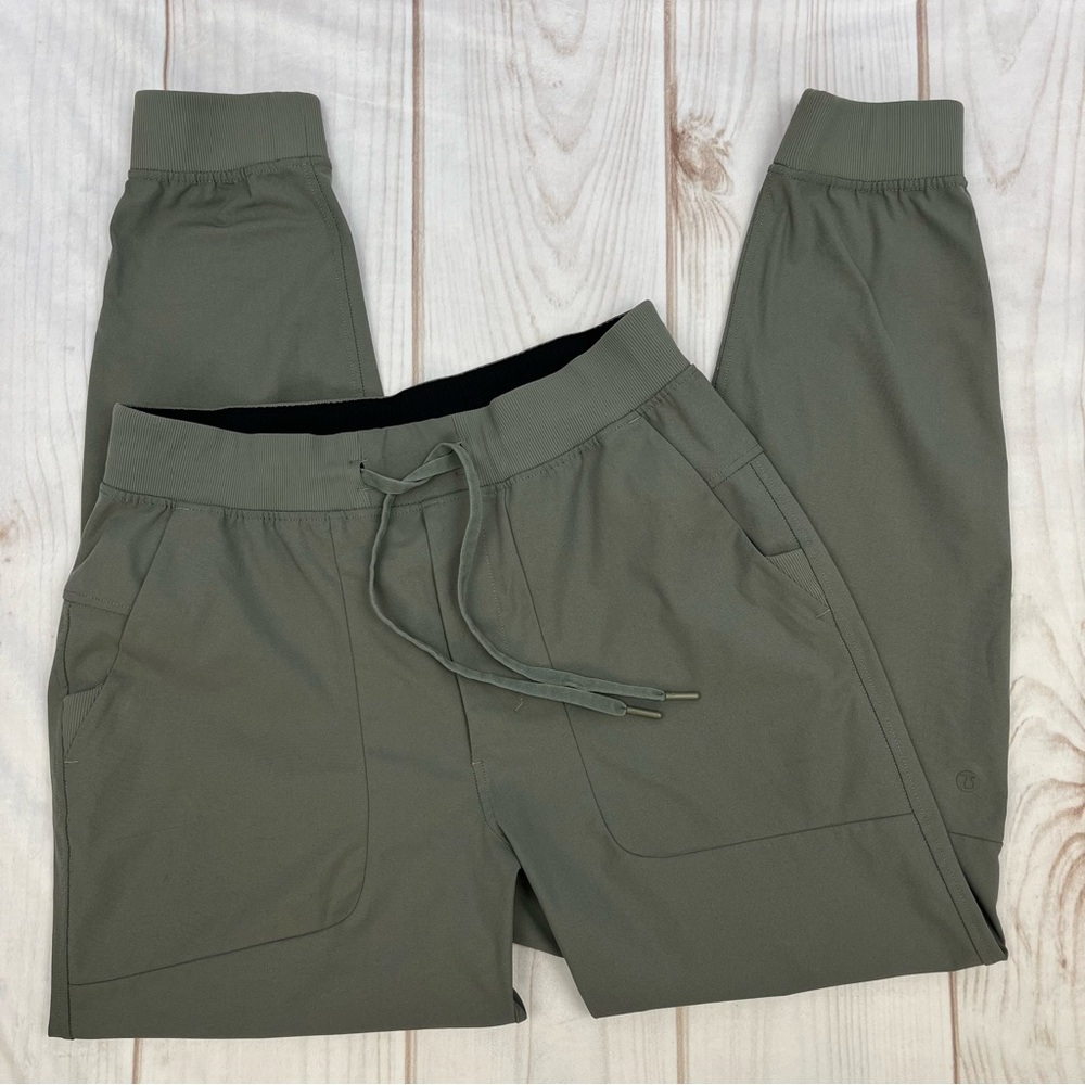 Lululemon ABC Jogger 30” *Warpstreme Twill Green / Grey Sage Sz L - Picture 15 of 16